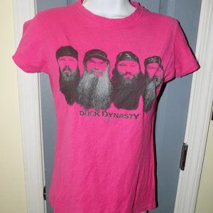 Duck Dynasty Hot Pink Short Sleeve Tee Size S